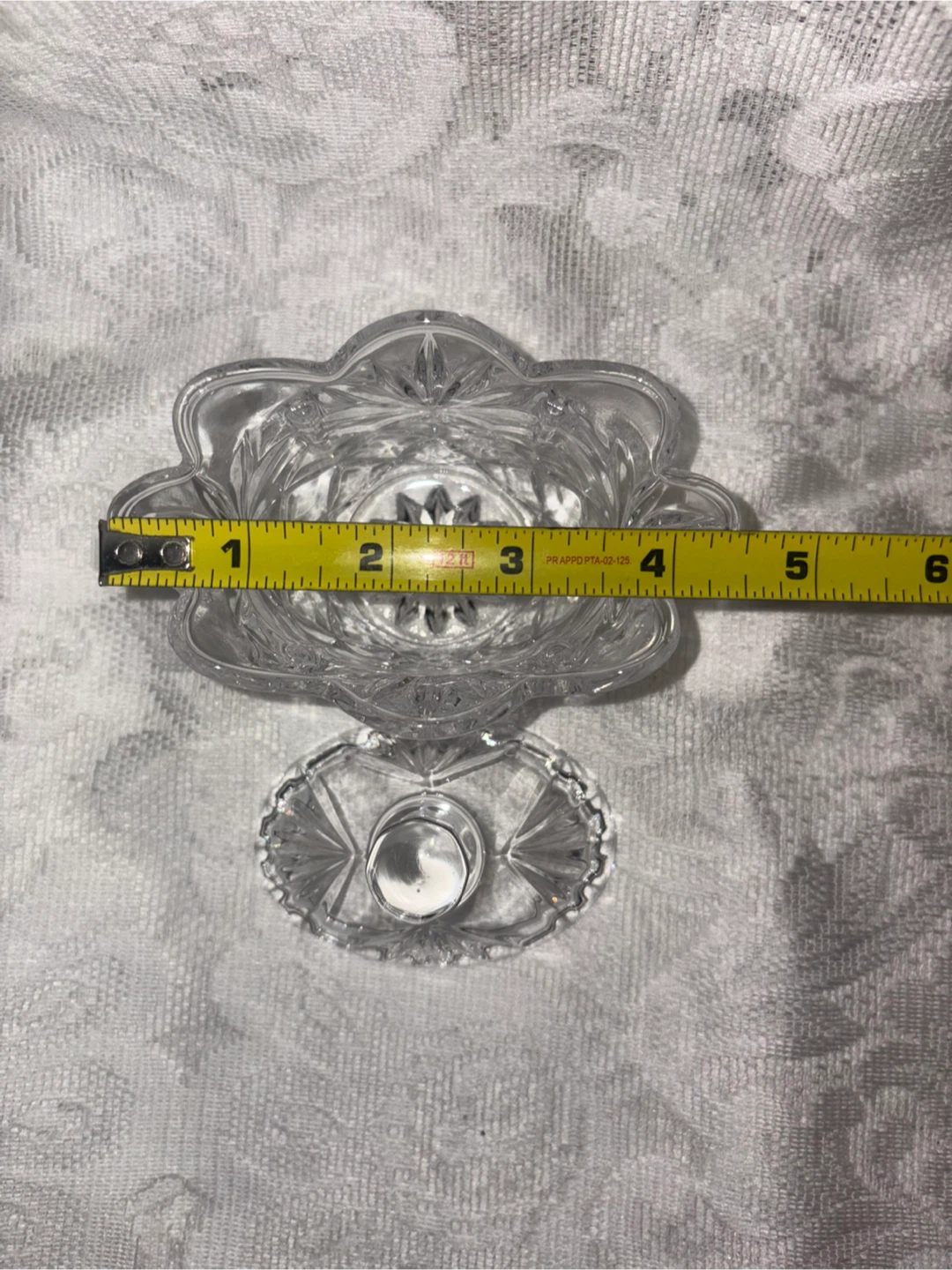 Crystal Glass Candy Dish with Lid - photo 5