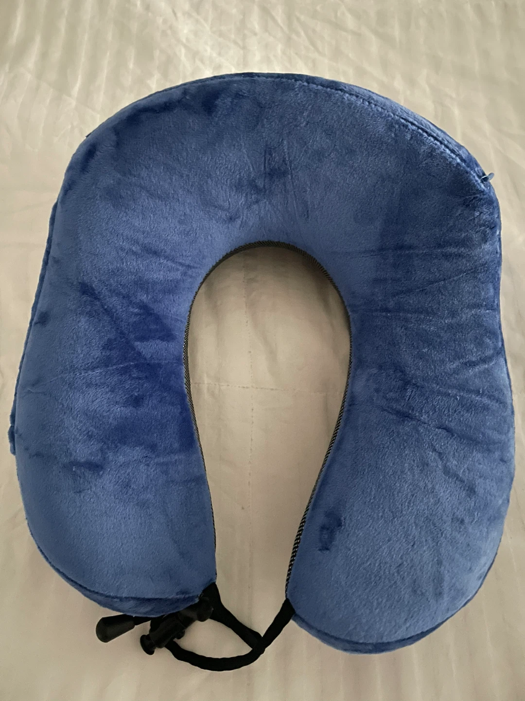 NEW! Blue Travel Memory Foam Neck Pillow