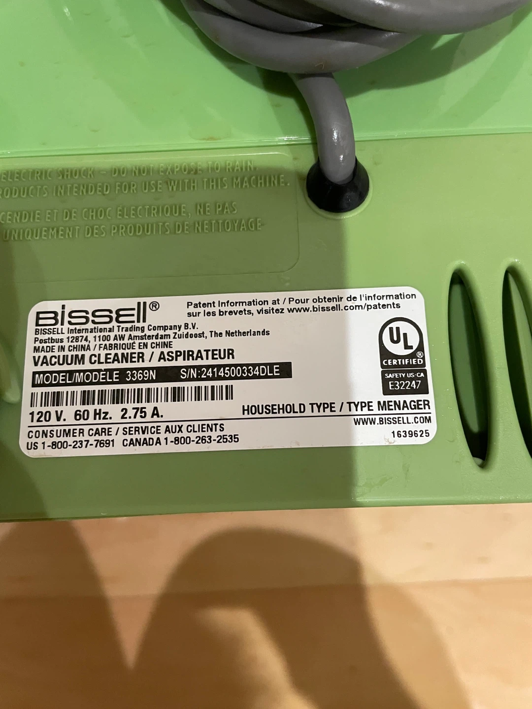 BISSELL Little Green Cleaner 3369N - photo 3