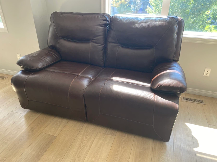 Leather Love Seat - Sofa LoveSeat for $75.  One piece only.