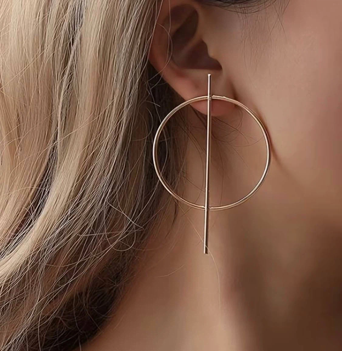Modern Edge Gold Earring Set - photo 5