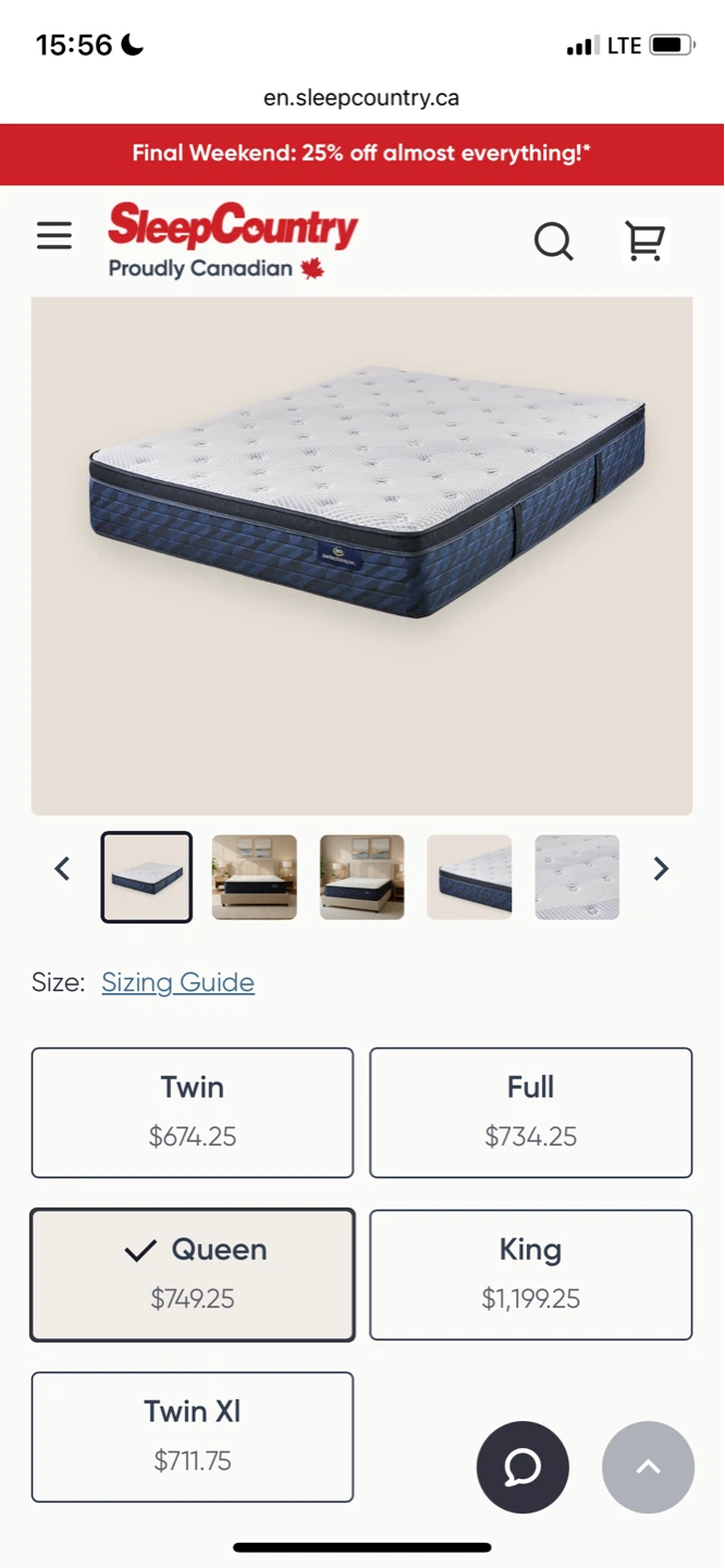 Serta Perfect Sleeper Queen Mattress