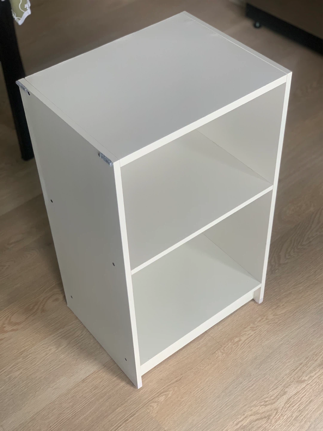 White 2-Shelf Bookcase - photo 2