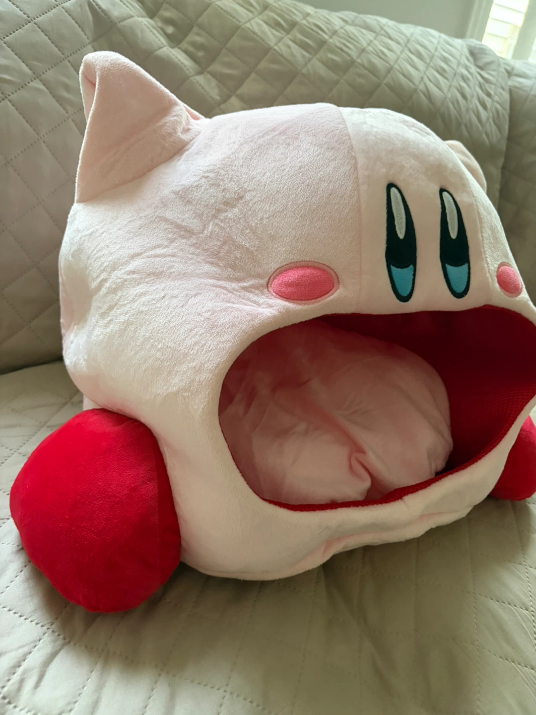 Kirby Plush Headrest Soft Sleep Pillow 38 Cm H X 40 Cm W - photo 5