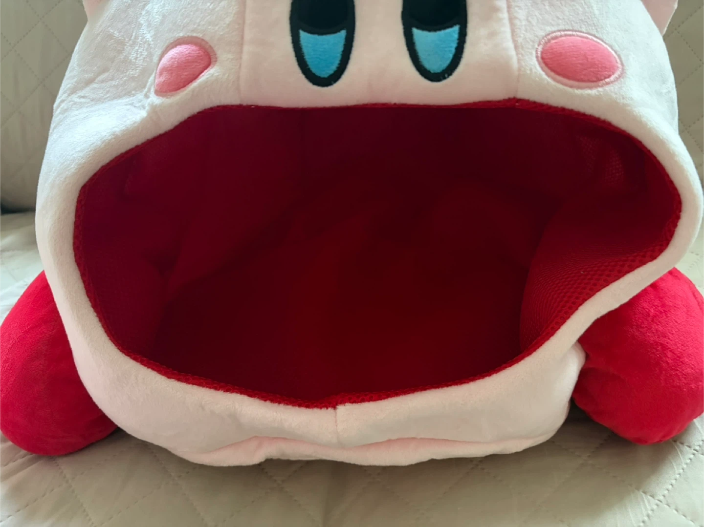Kirby Plush Headrest Soft Sleep Pillow 38 Cm H X 40 Cm W - photo 2