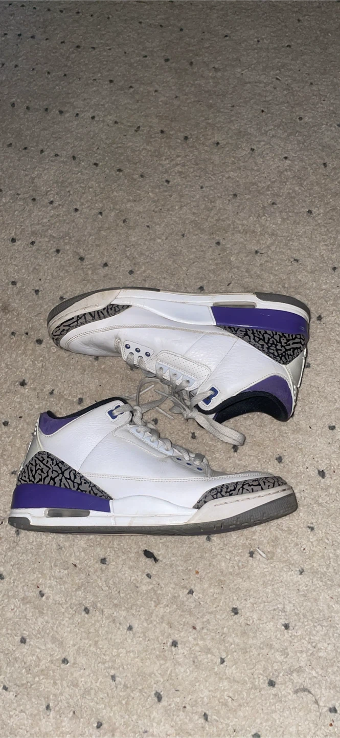 Jordan 3 dark iris - photo 2