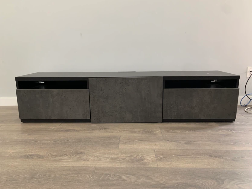 (Must go please offer) IKEA TV Unit - Grey Stone Finish