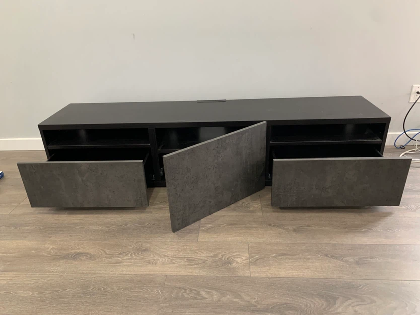(Must go please offer) IKEA TV Unit - Grey Stone Finish - photo 2