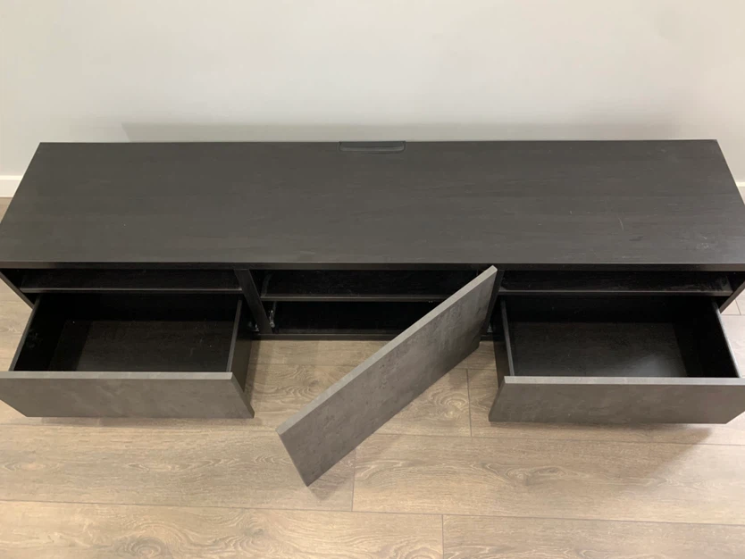 (Must go please offer) IKEA TV Unit - Grey Stone Finish - photo 3