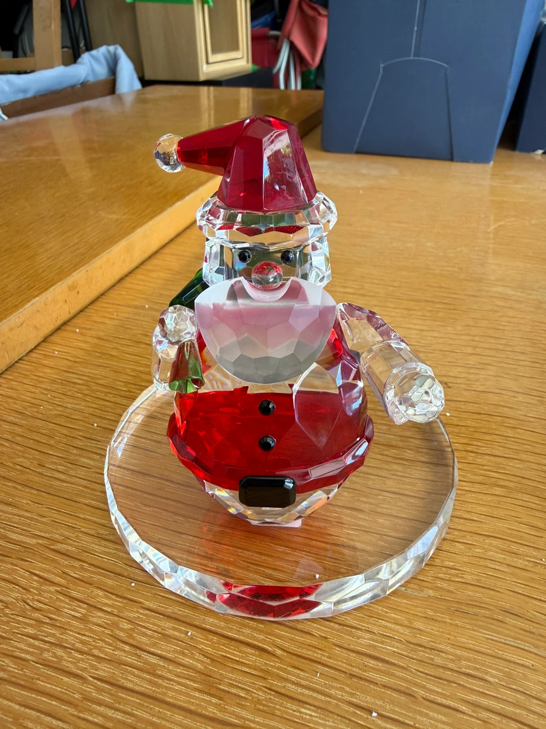 PartyLite Crystal Angel and Santa Candle Holders