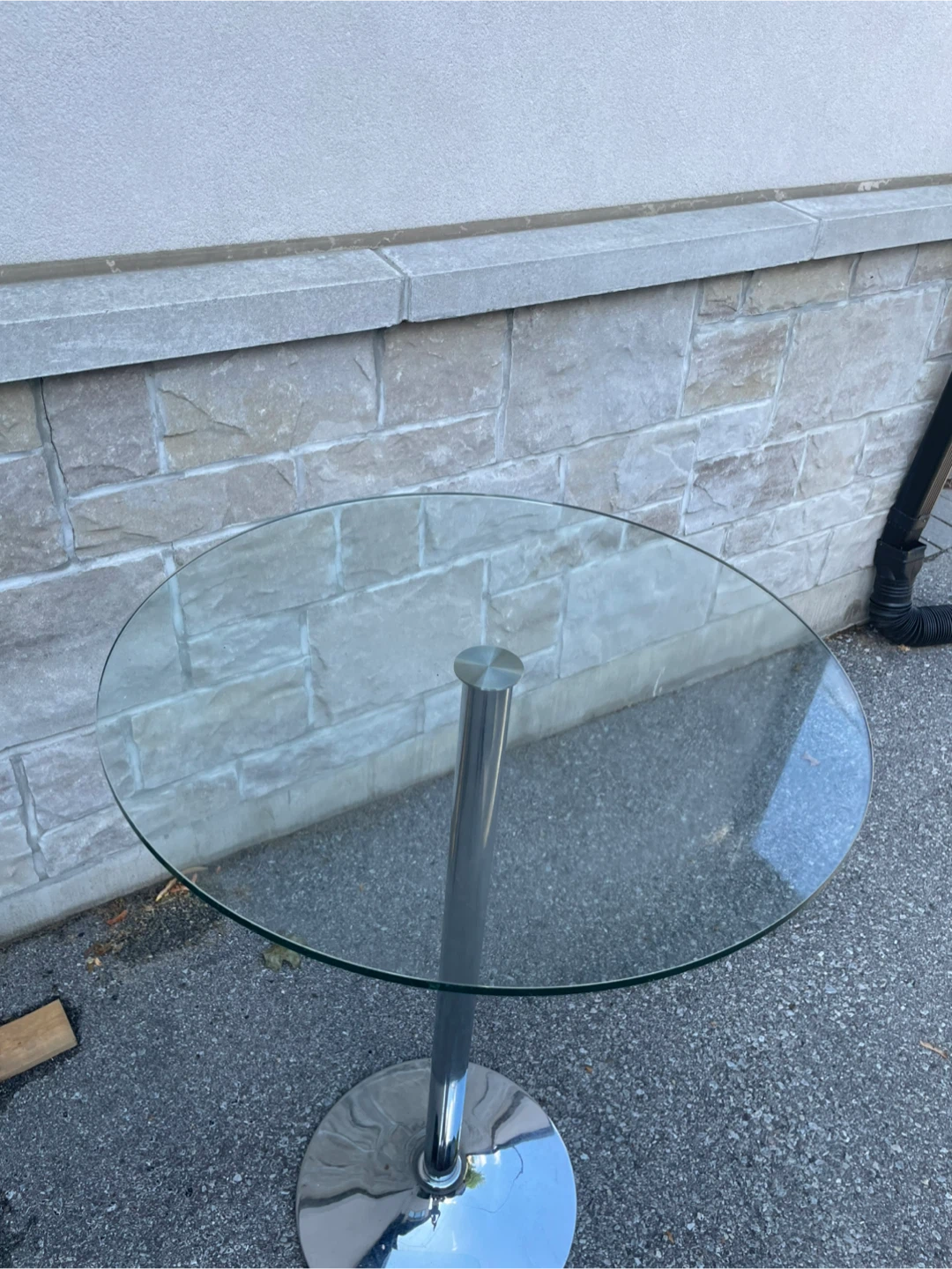 Glass Top Bistro Table - photo 2