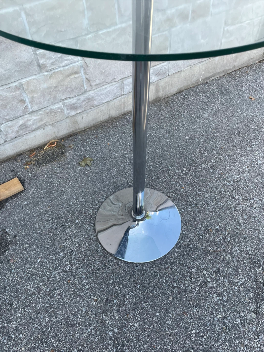 Glass Top Bistro Table - photo 3