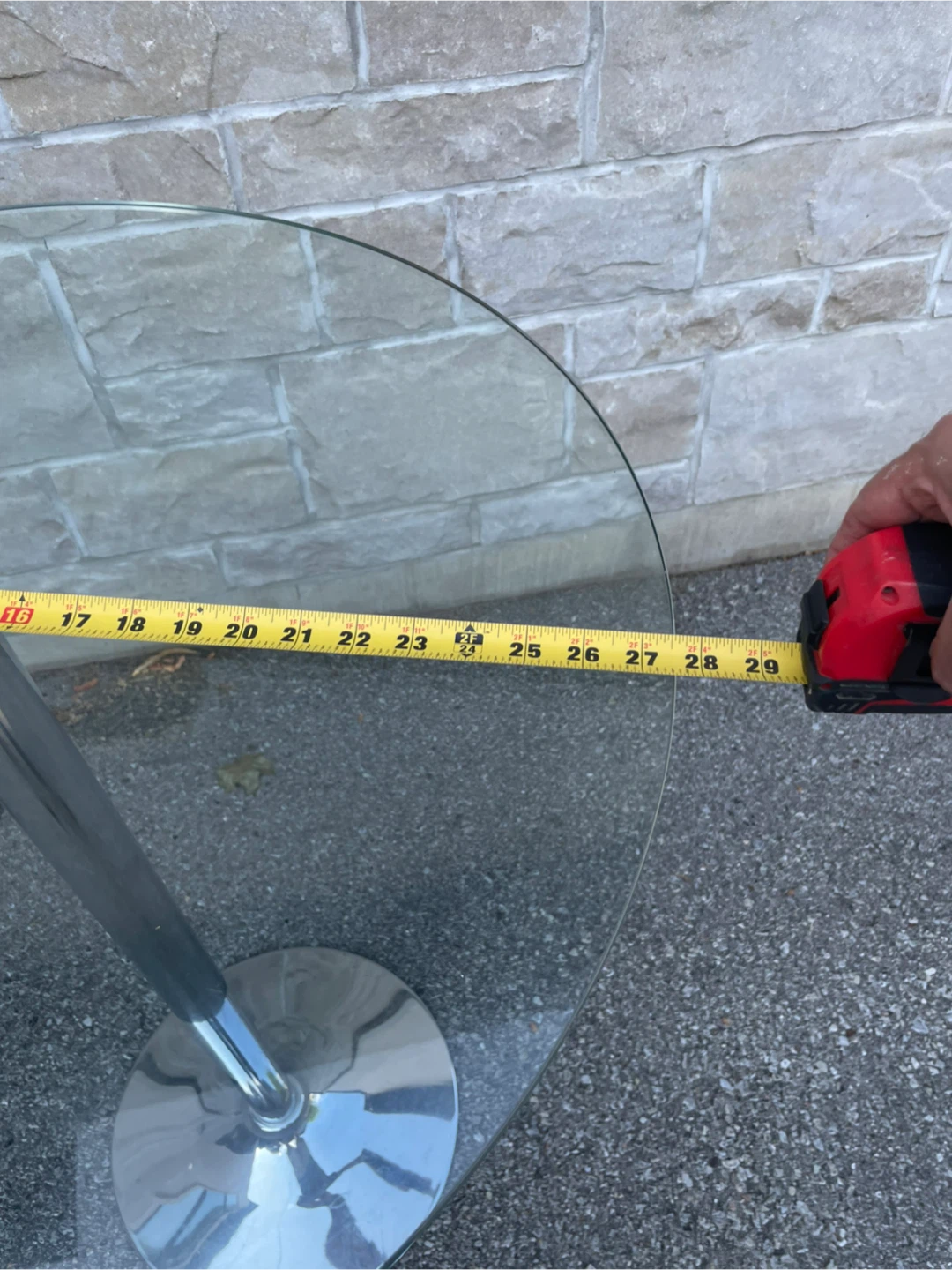 Glass Top Bistro Table - photo 4