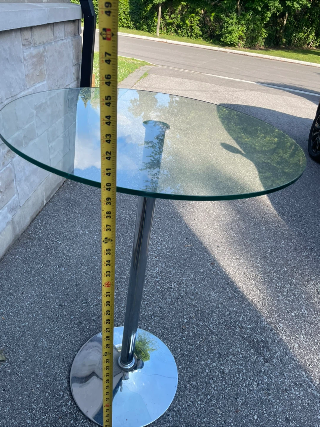 Glass Top Bistro Table - photo 5