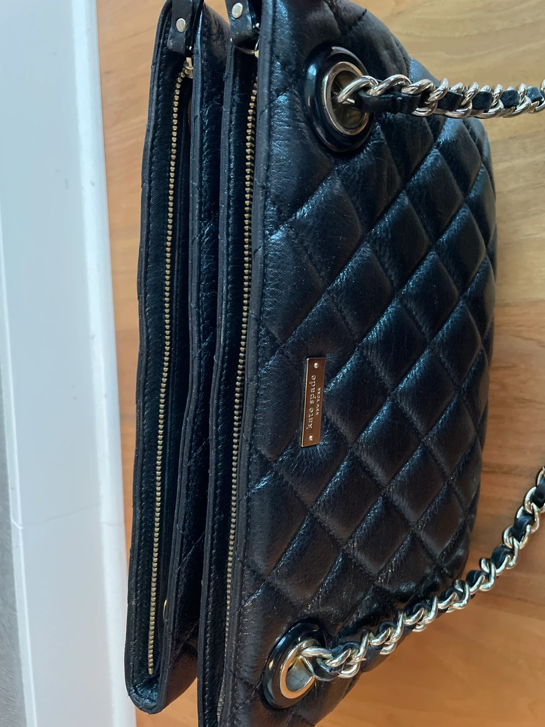 Kate Spade Black Quilted Leather Shoulder Bag - photo 2