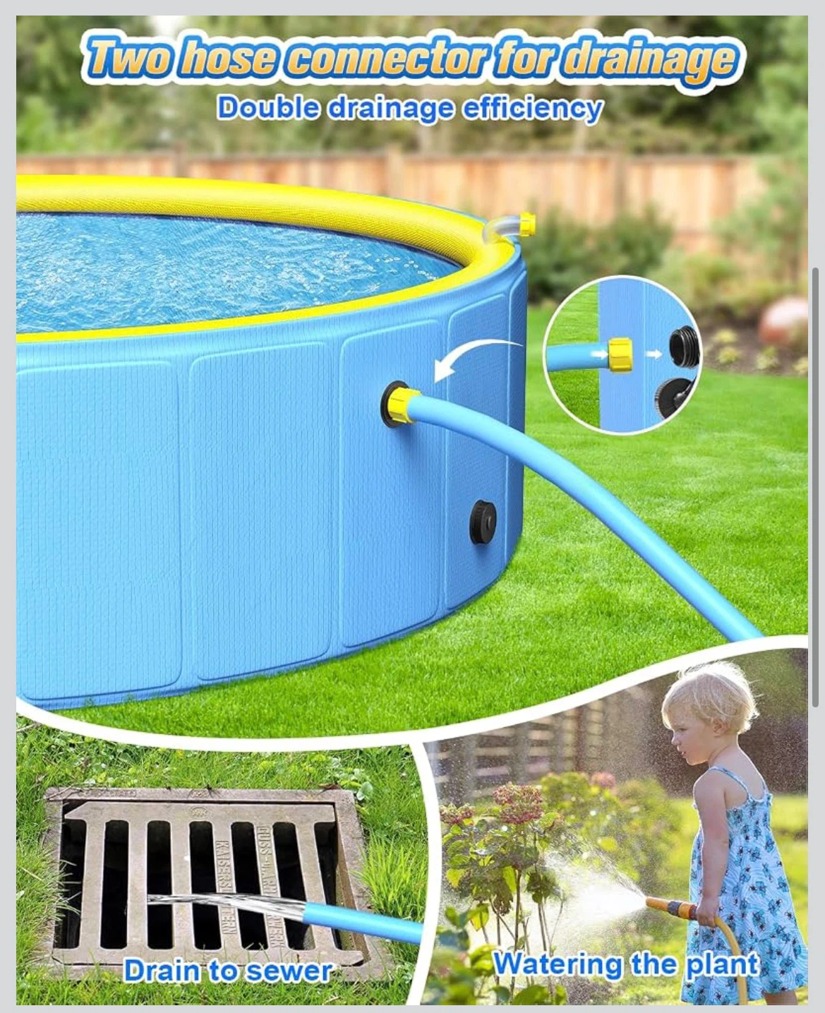 2-in-1 Multipurpose Portable Sprinkler Pool - photo 5