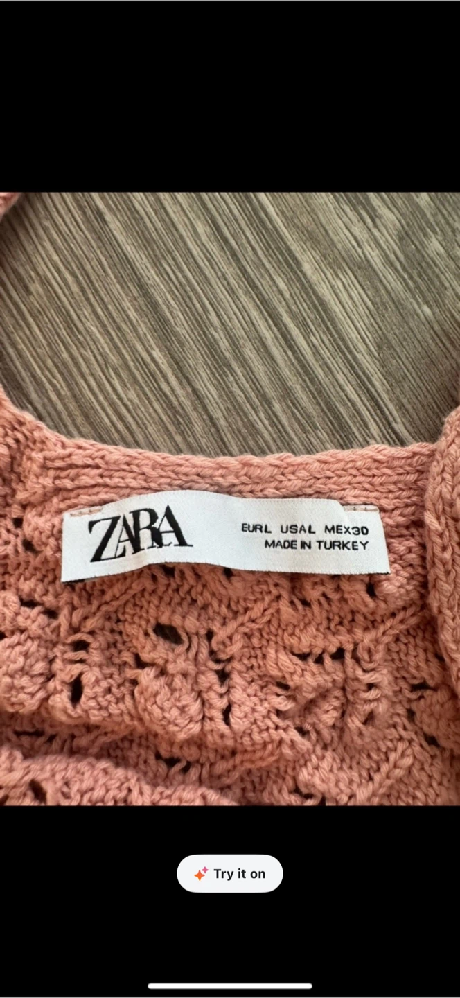 ZARA Knit Tank Top - Rose Pink -large - photo 2