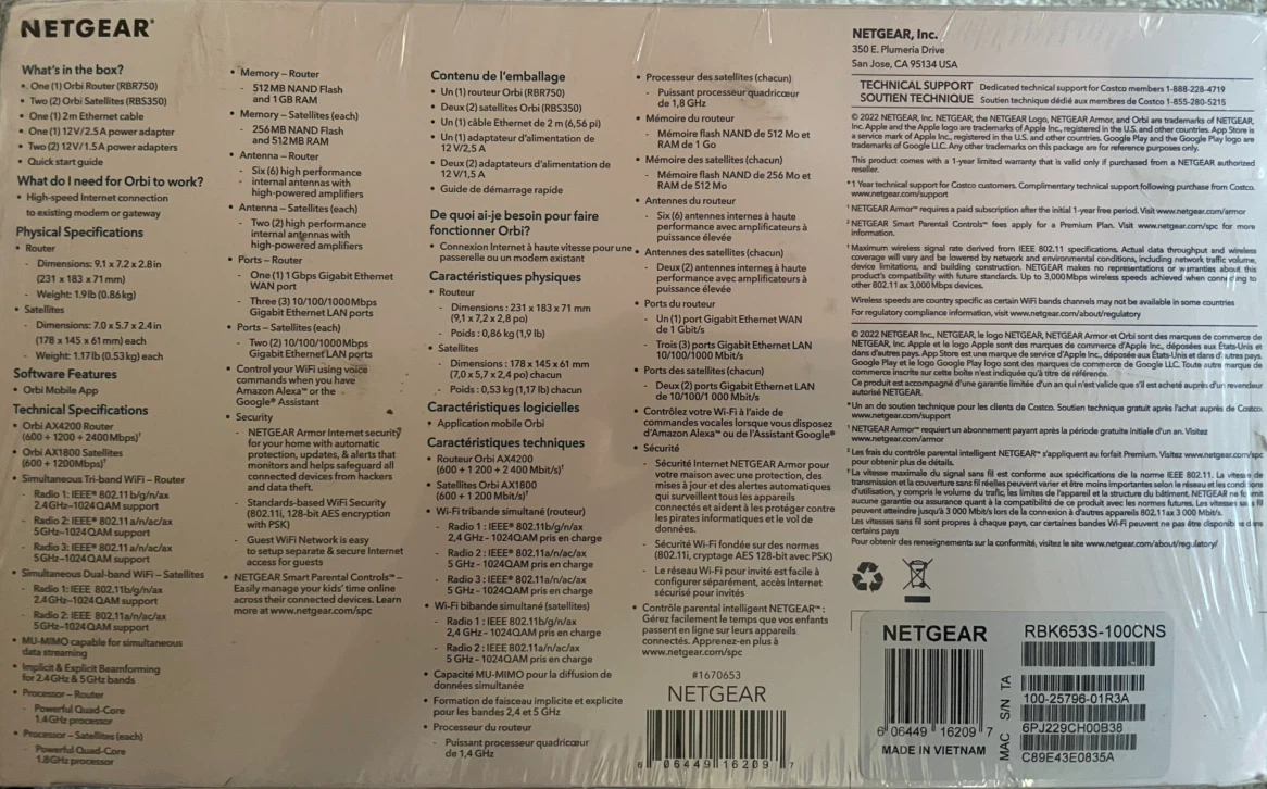 Netgear Orbi AX3000 (RBK653S) - photo 3