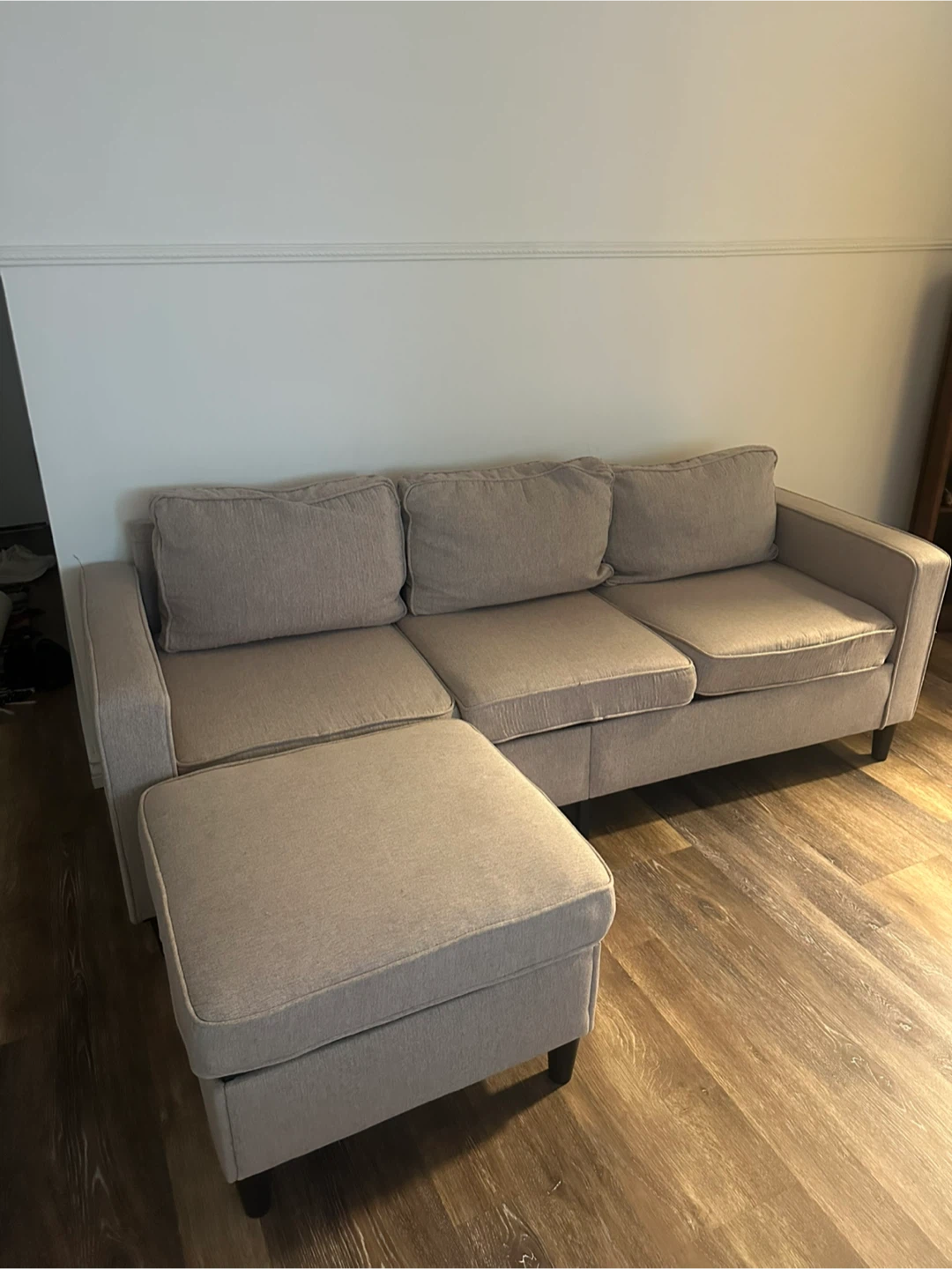 Sectional Sofa with Ottoman