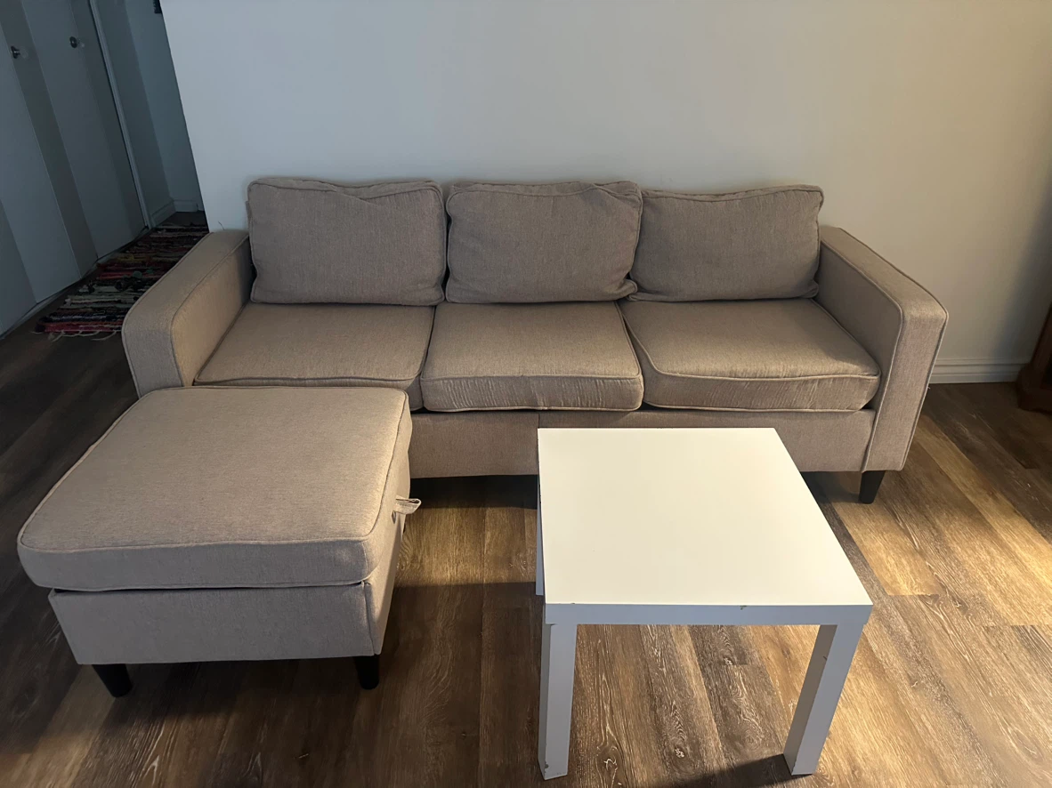 Sectional Sofa with Ottoman - photo 4