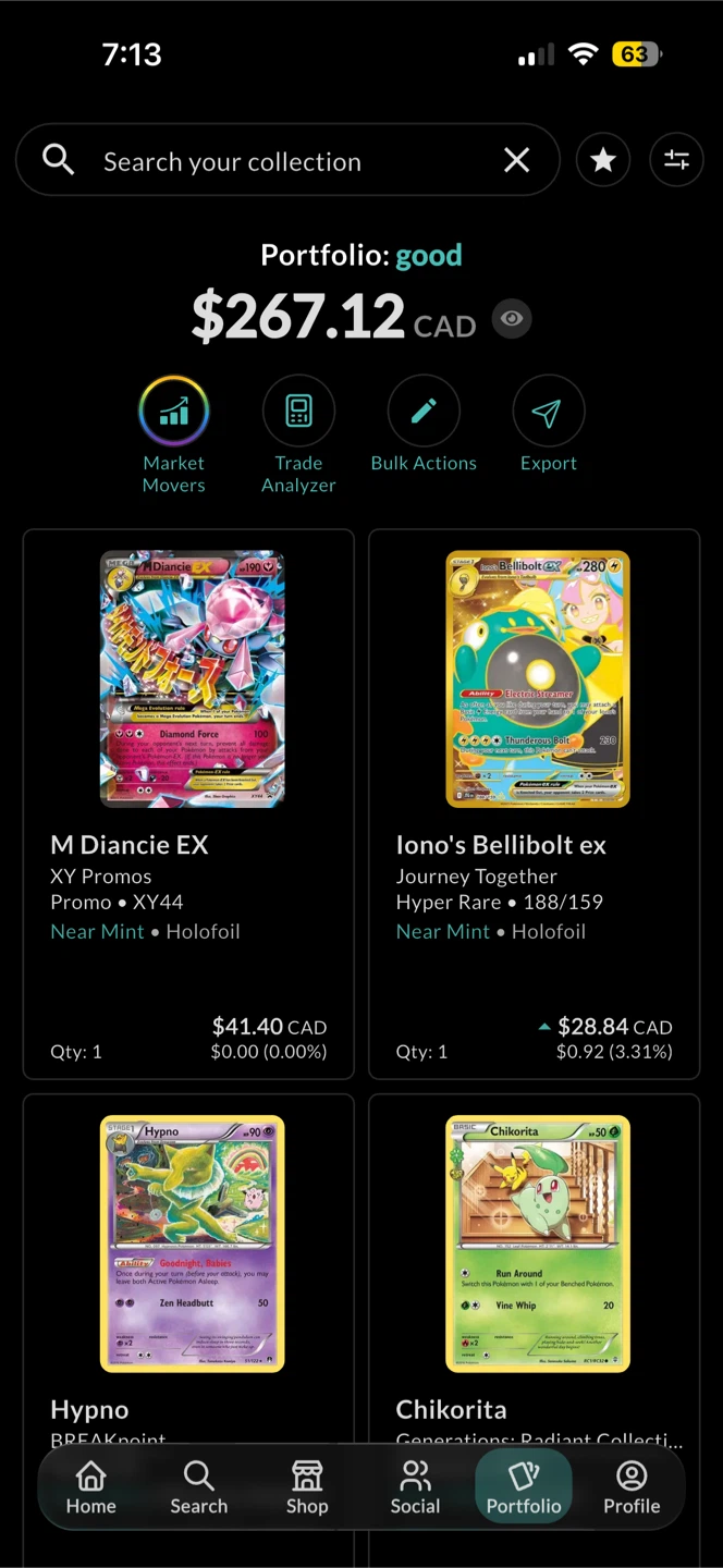 Pokemon collection