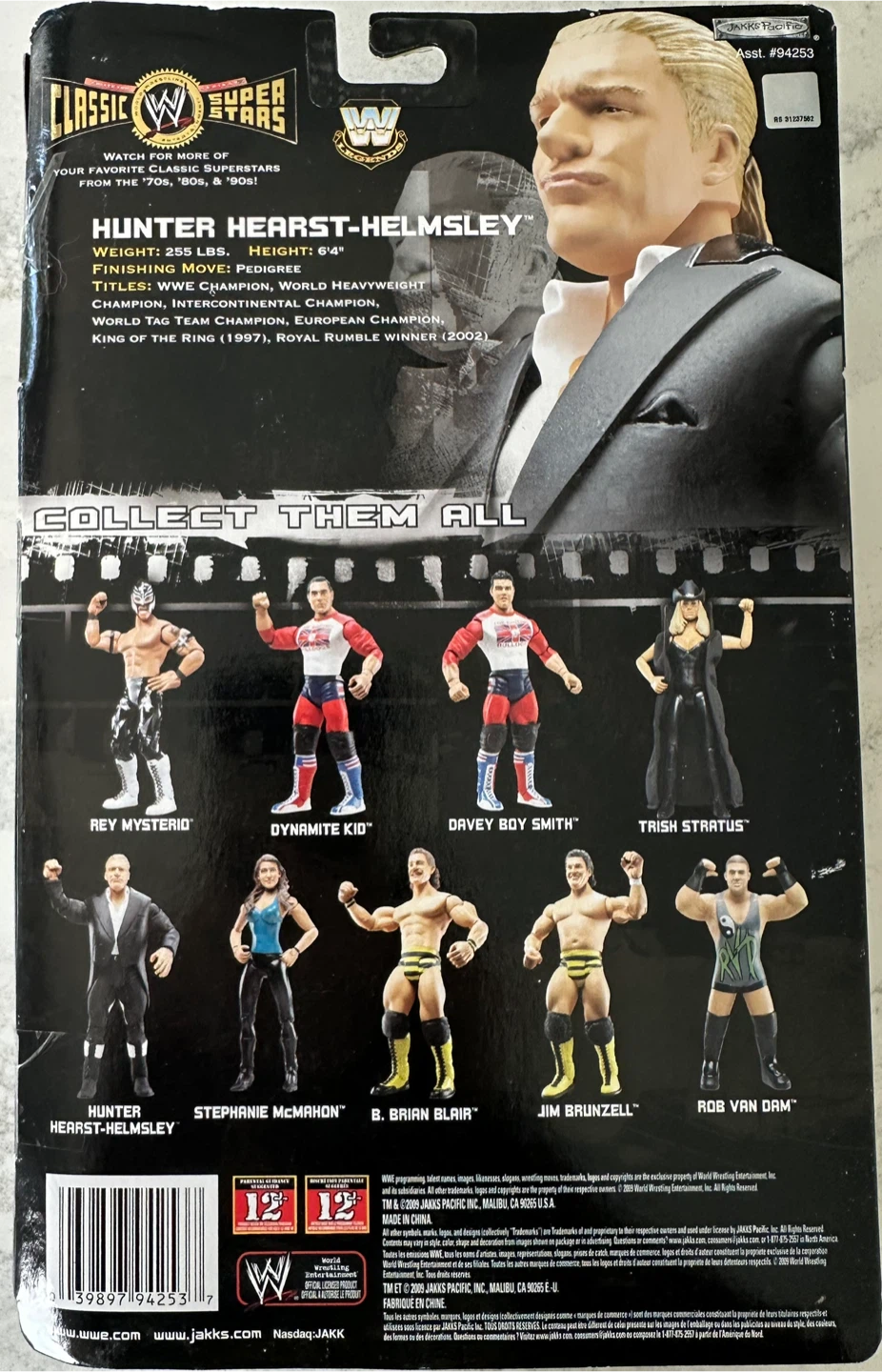 WWE Classic Super Stars Hunter Hearst-Helmsley Action Figure - photo 3