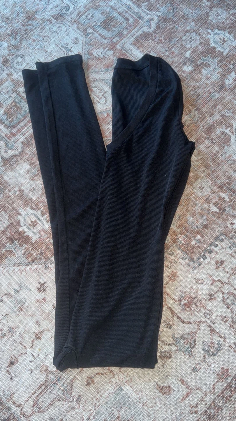 Sheer printed dress with ruffle trim - photo 4