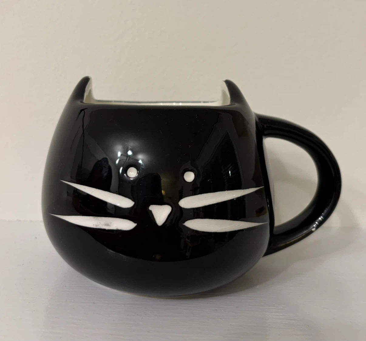 Black Cat Ceramic Mug
