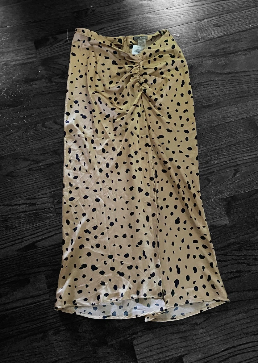 Sans Souci Midi Skirt, Size L NEW