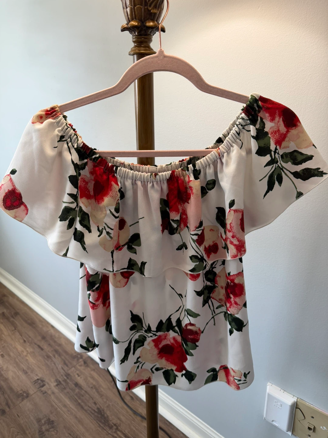 Wilfred Off-the-Shoulder Floral Top