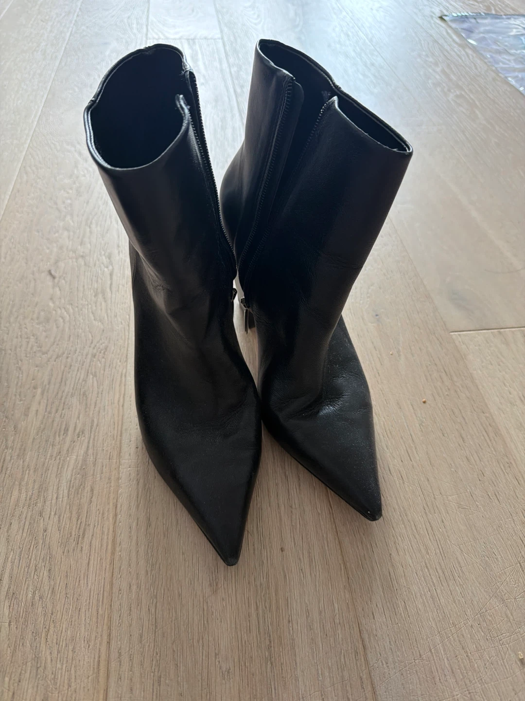 Black Heeled Ankle Boots