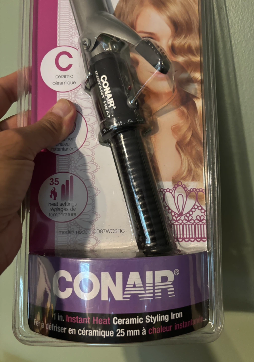 Conair Instant Heat Ceramic Styling Iron (Brand New) - photo 2