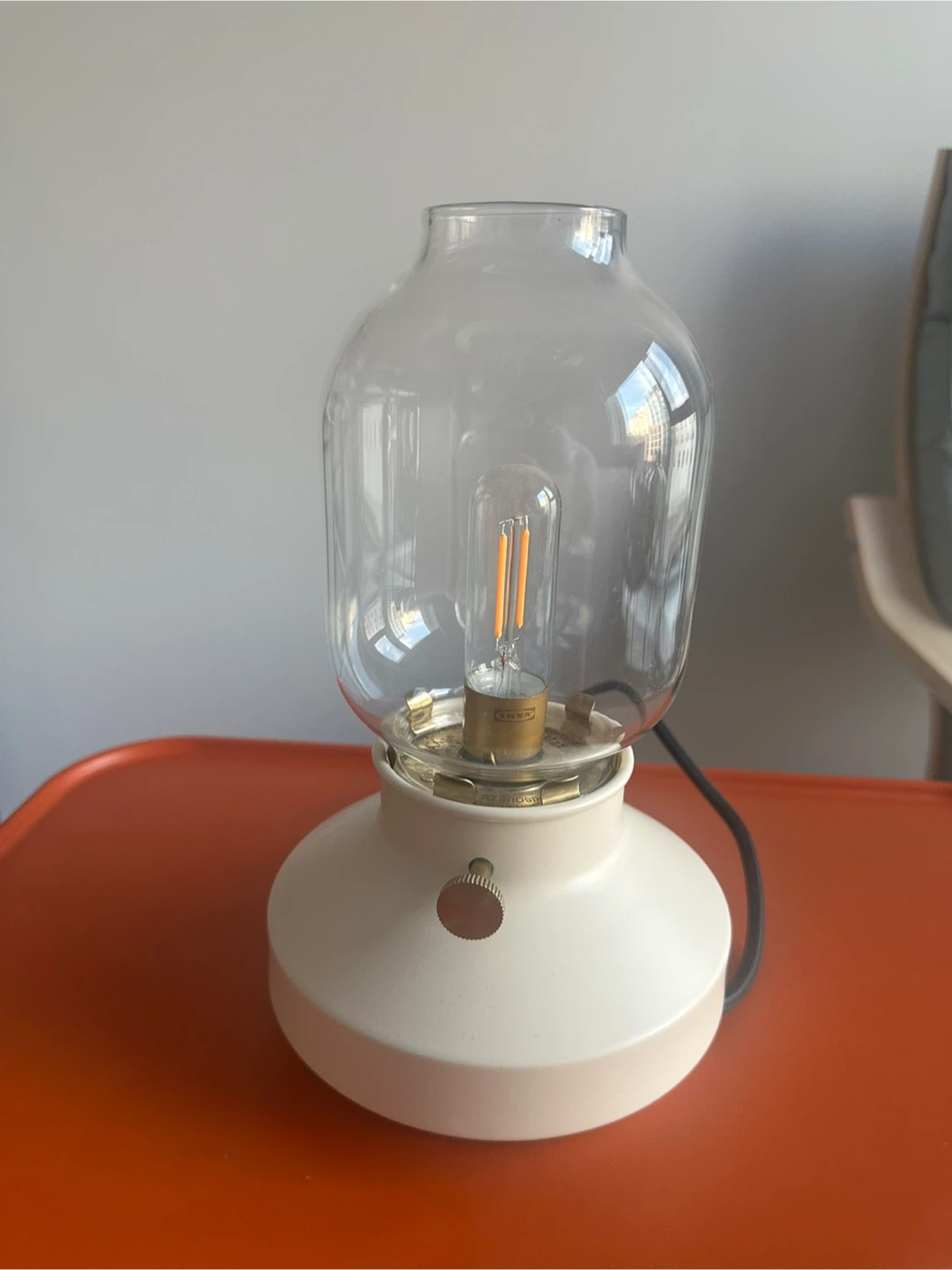 IKEA TÄRNABY Dimmable Table Lamp – Beige (Includes LED Bulb) - photo 2