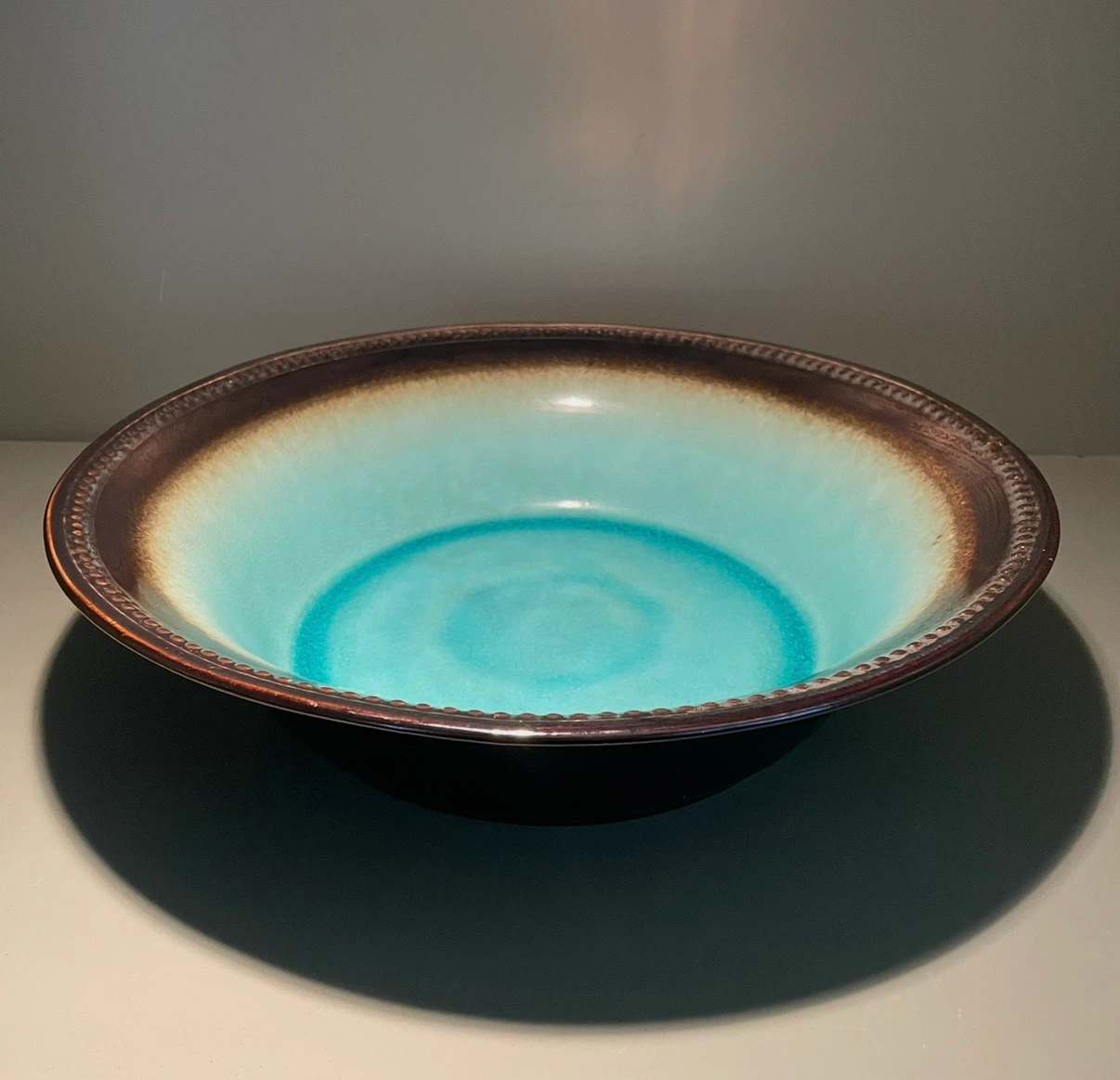 Large Vintage MCM Decorative Bowl - photo 3