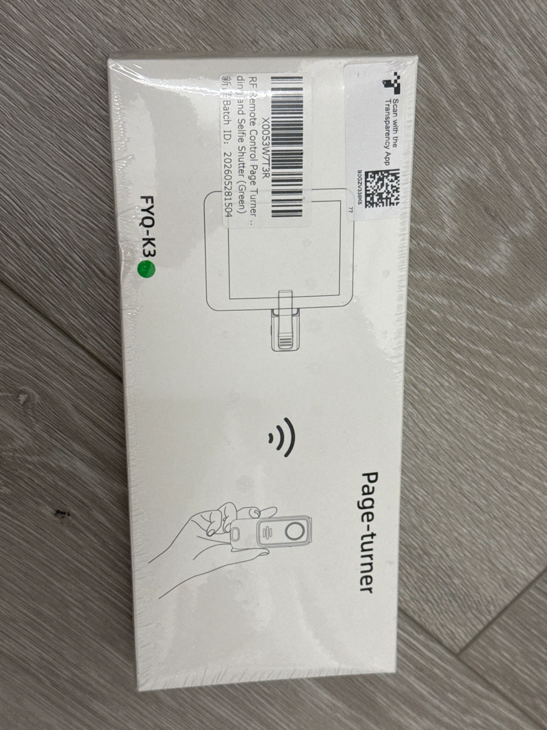 RF Remote Control Page Turner with Book Light (Green) - photo 2