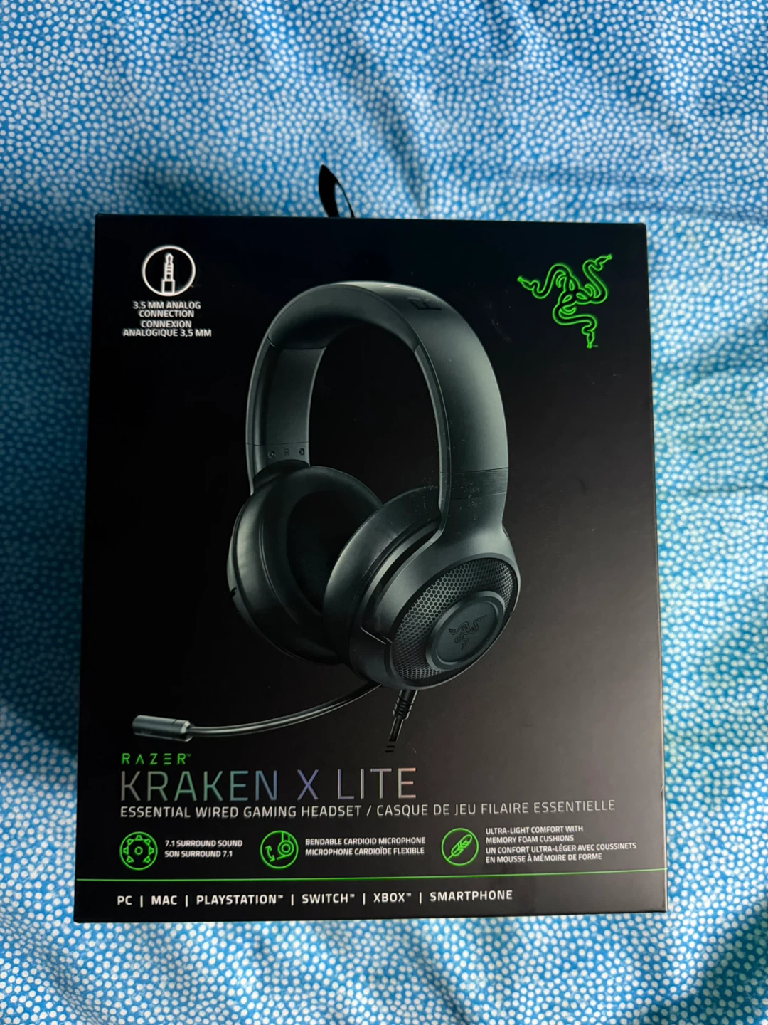 Razer Kraken X Lite Essential Wired Gaming Headset