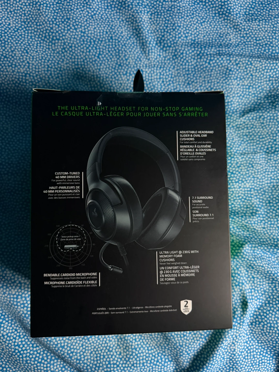 Razer Kraken X Lite Essential Wired Gaming Headset - photo 2