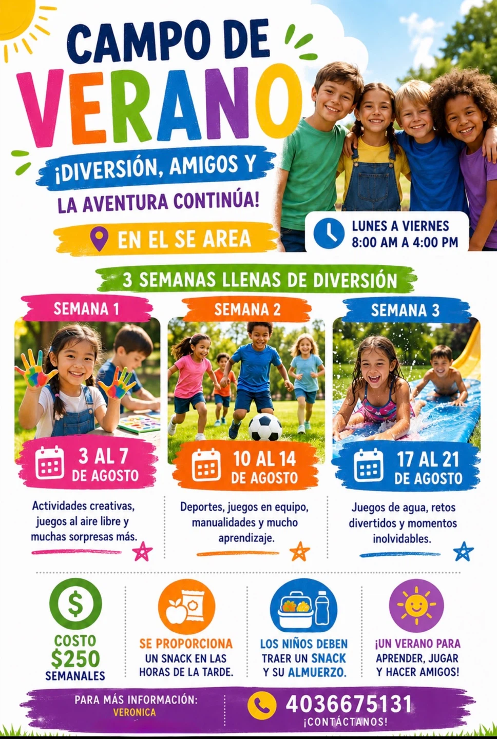 Summer Camp - Fun, Friends, Adventure!