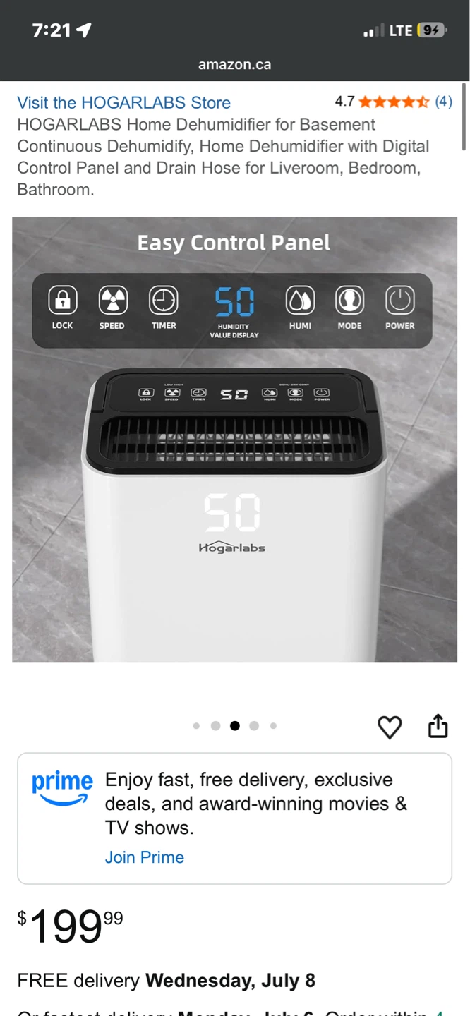 HogarLabs Home Dehumidifier - photo 3