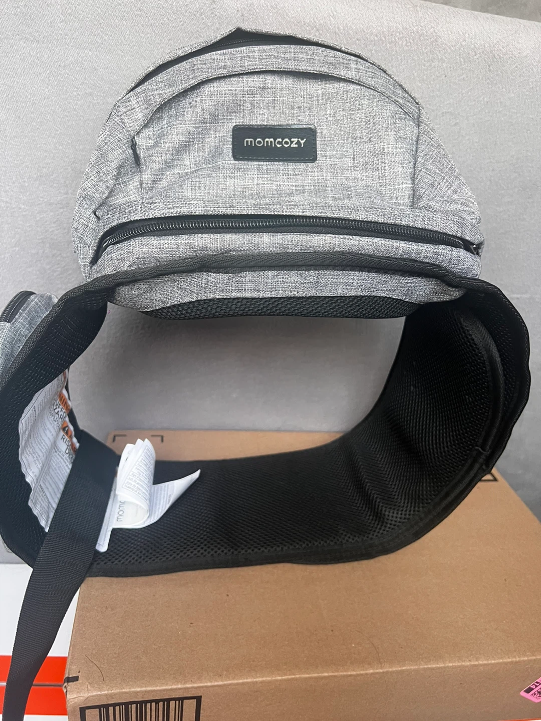 Momcozy Baby Carrier Hip Seat Grey - photo 2
