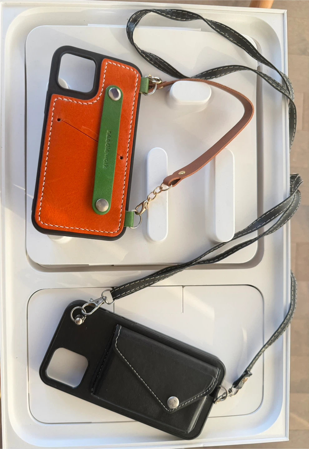 Leather iPhone 12 Case with Card Holder