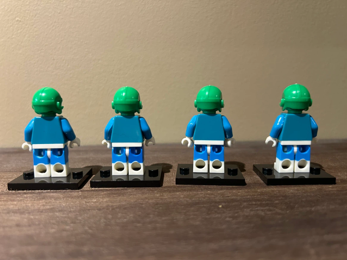 4x Custom Printed Condiment King Minifigures - photo 2