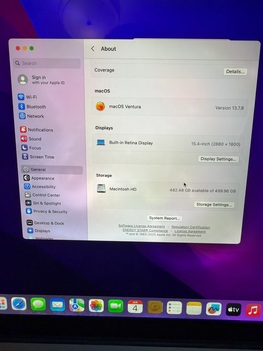 MacBook Pro 15 inch 2017 16GB RAM 512GB SSD good Battery - photo 3