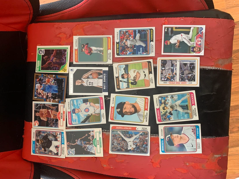 Assorted Baseball and Basketball Trading Cards