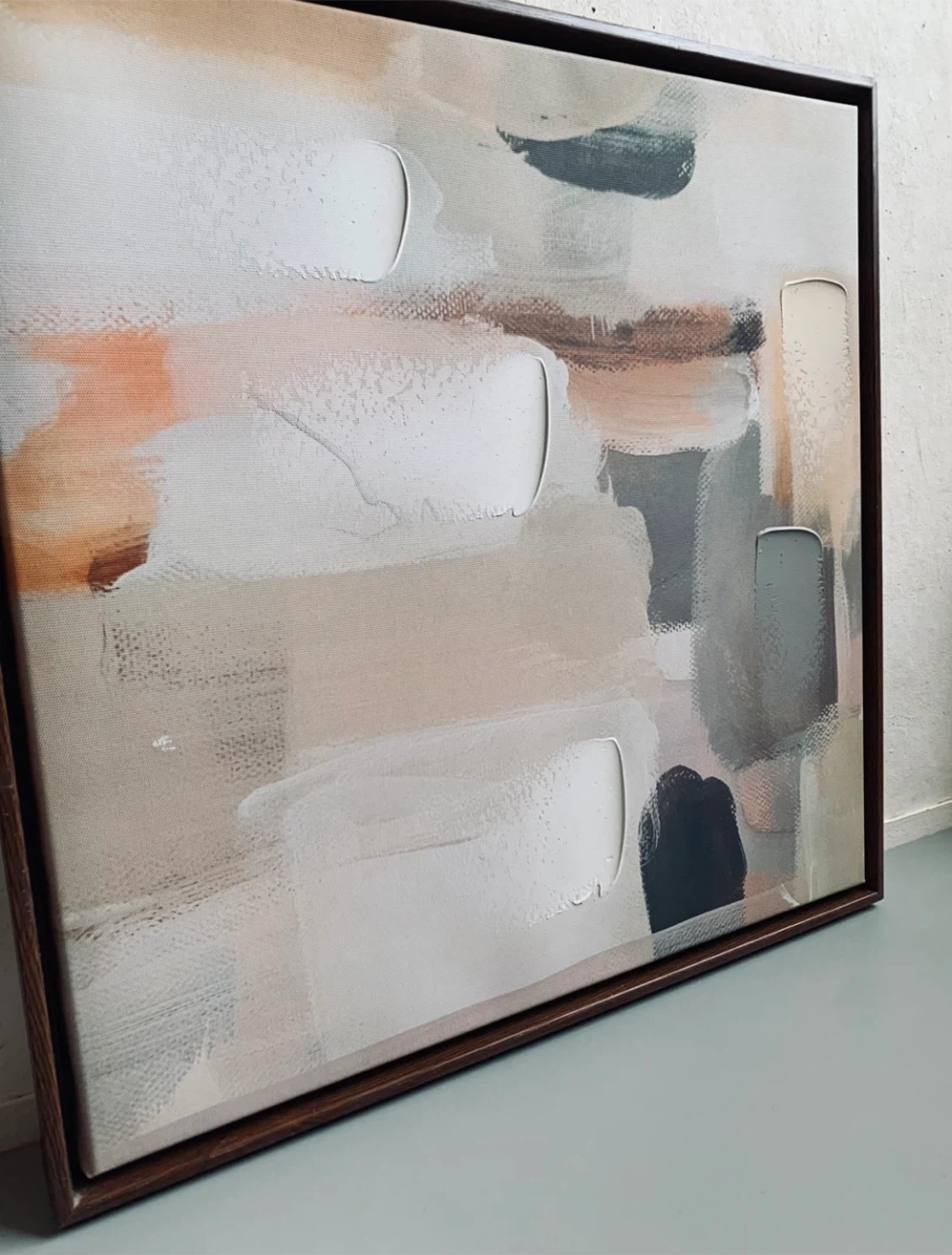 Abstract Framed Canvas Wall Art - photo 2