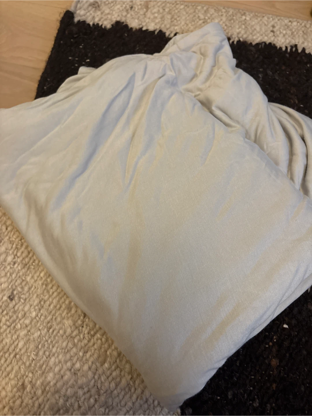 West elm king jersey tensel flat sheet grey new never used