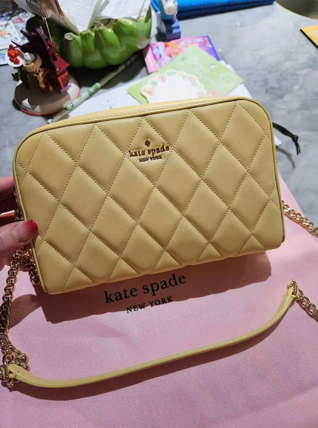 Kate Spade Quilted Leather Camera Bag - NEED TO SELL EVERYTHING