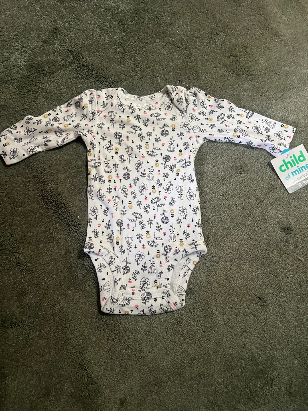 Child of Mine by Carter's Baby Onesie and Pants Set - photo 4