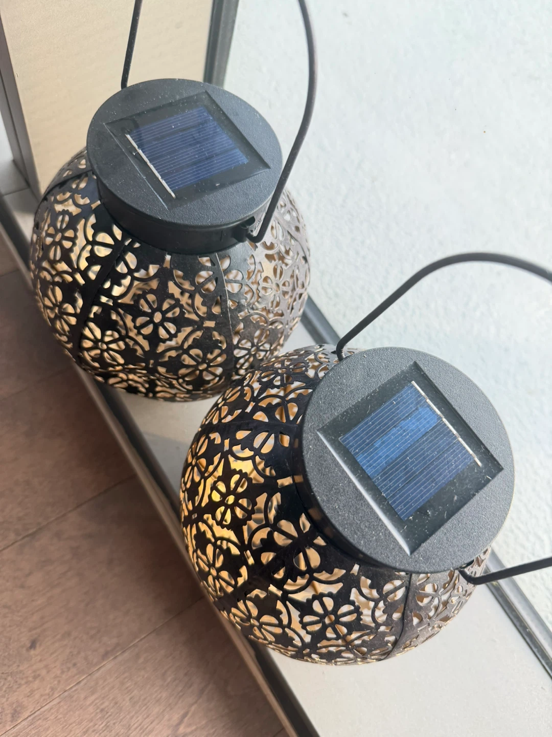 TWO Solar Powered Moroccan Style Lanterns - photo 4