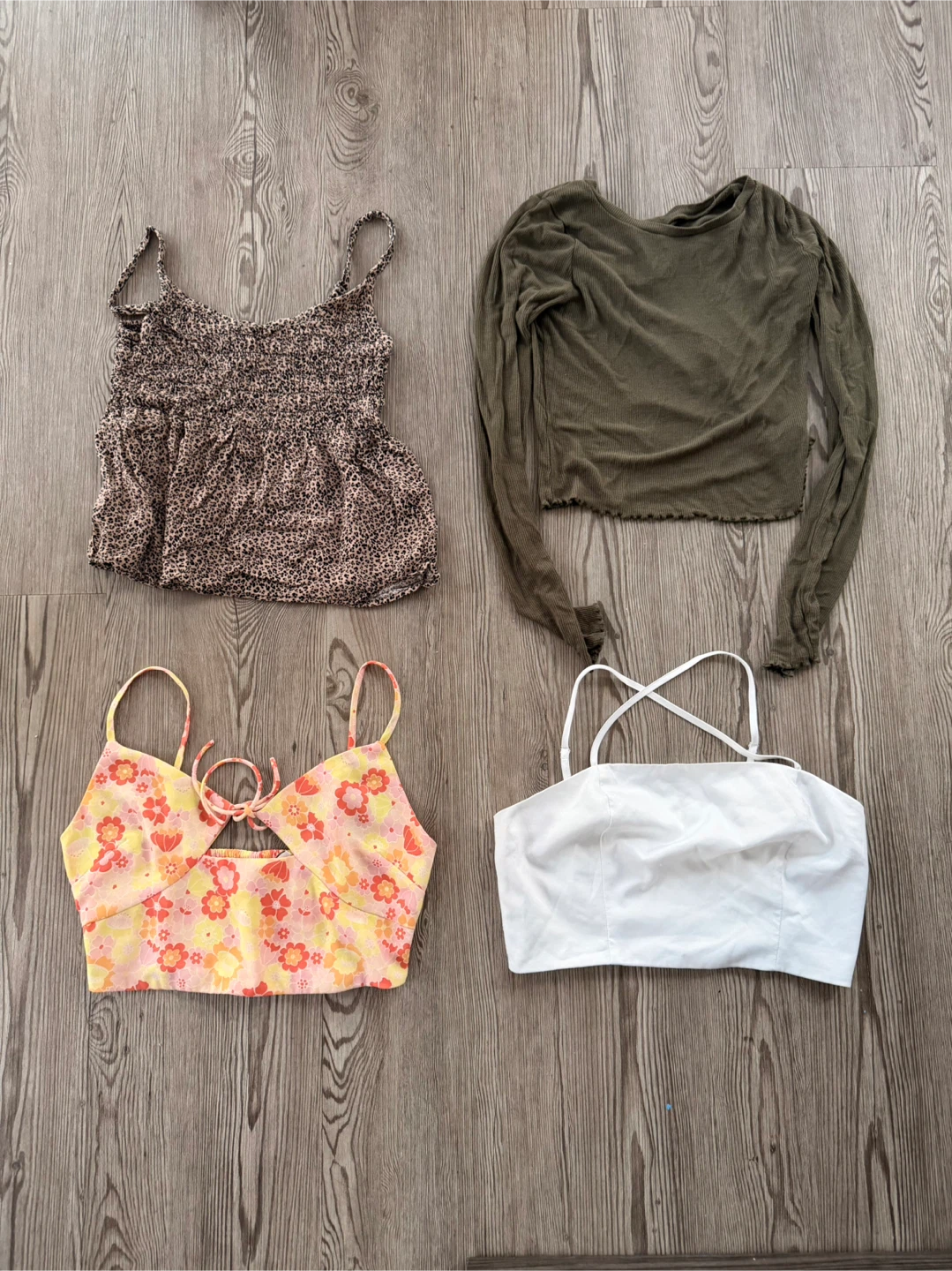 Assorted women’s tops